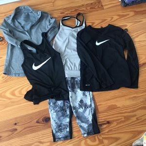 Nike girls size m bundle